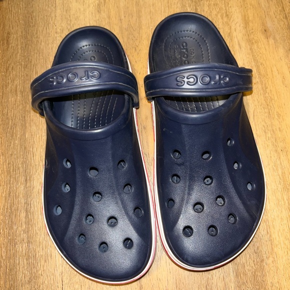 CROCS Other - Crocs Men Navy Clogs Sz: M:8 w:10